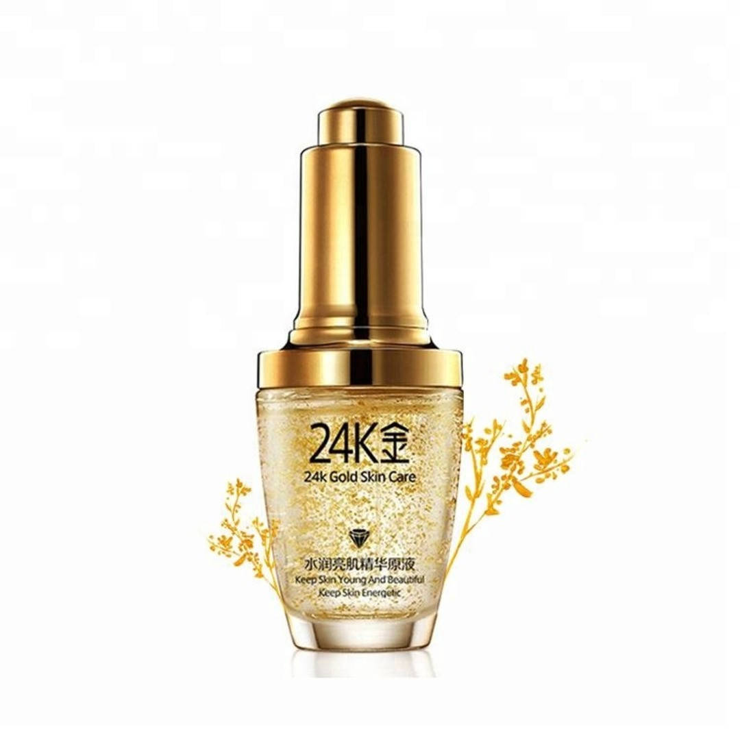 

Антивозрастная Сыворотка для лица Bioaqua c Золотом 24k и Гиалуроновой кислотой Gold Skin Care, 30ml