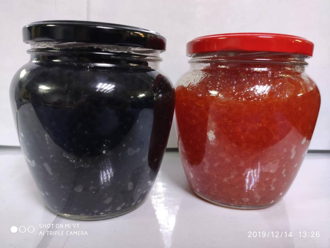 

Выгодный набор Красная лососевая имитированная икра 0.5 кг + Икра черная имитированная Премиум 0.5 кг