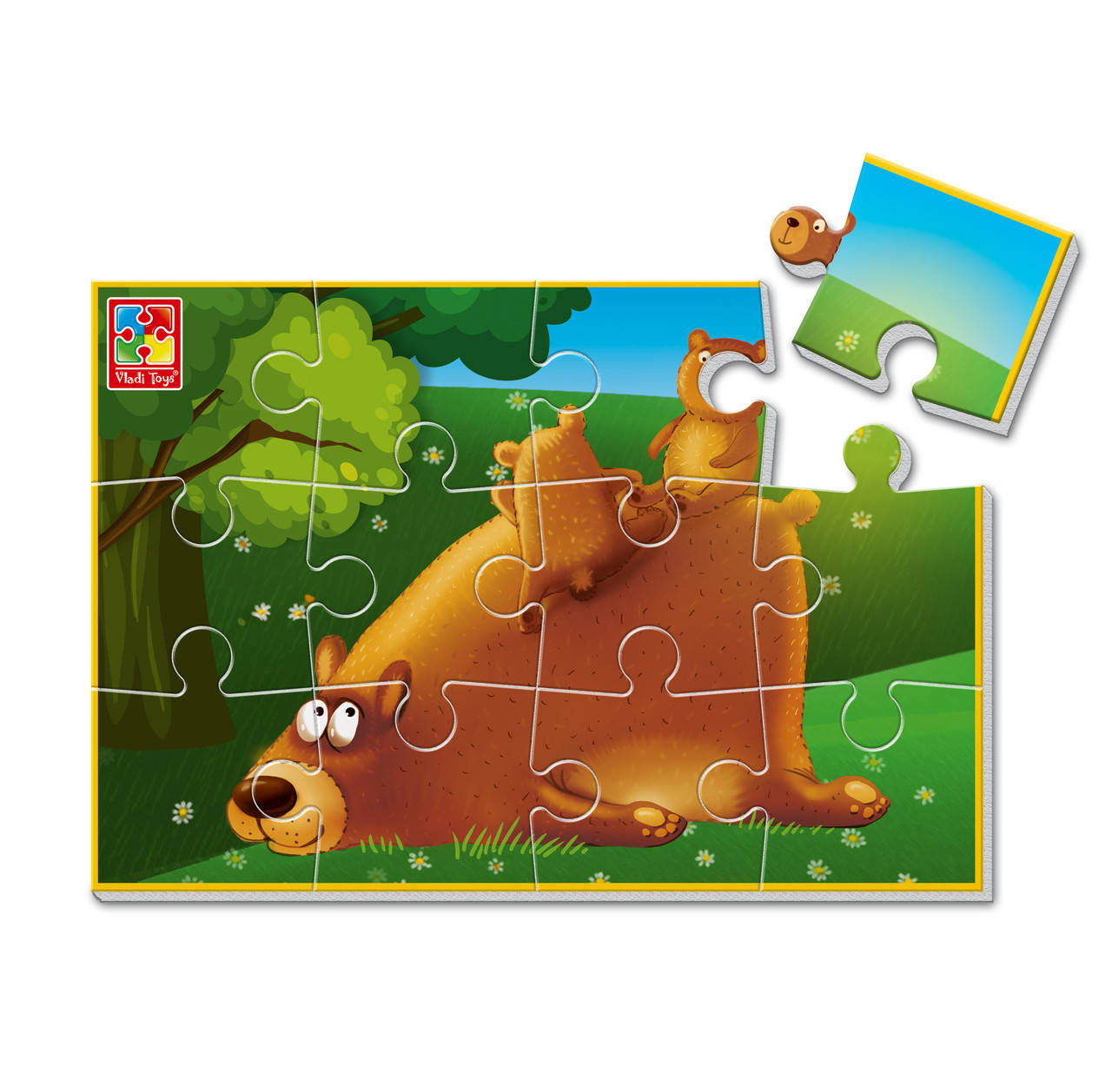 

Мягкие пазлы А5 "Мишки" VT1103-85 (рус)