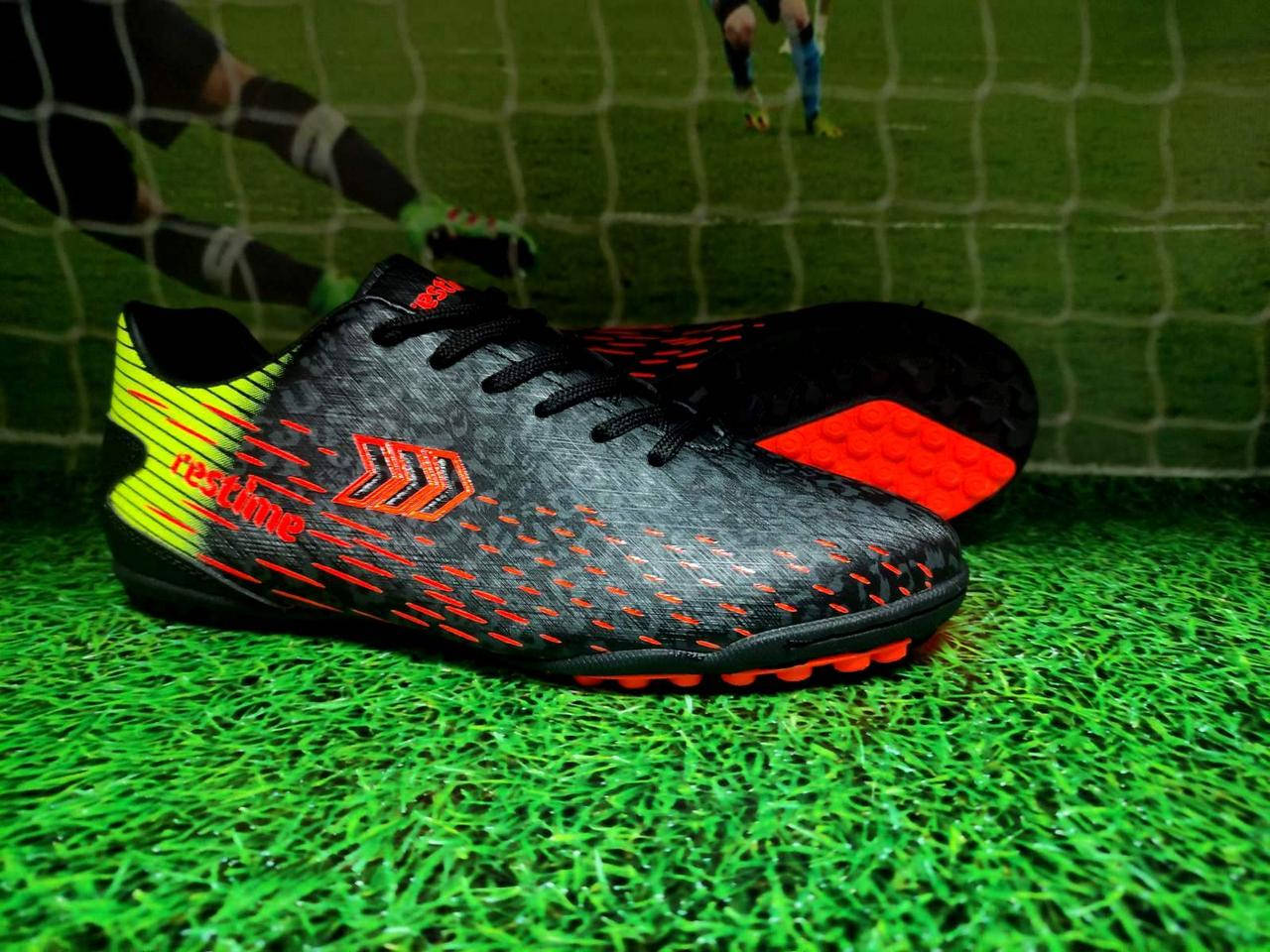 

Сороконожки футбольные черные Restime 38 р, Черный