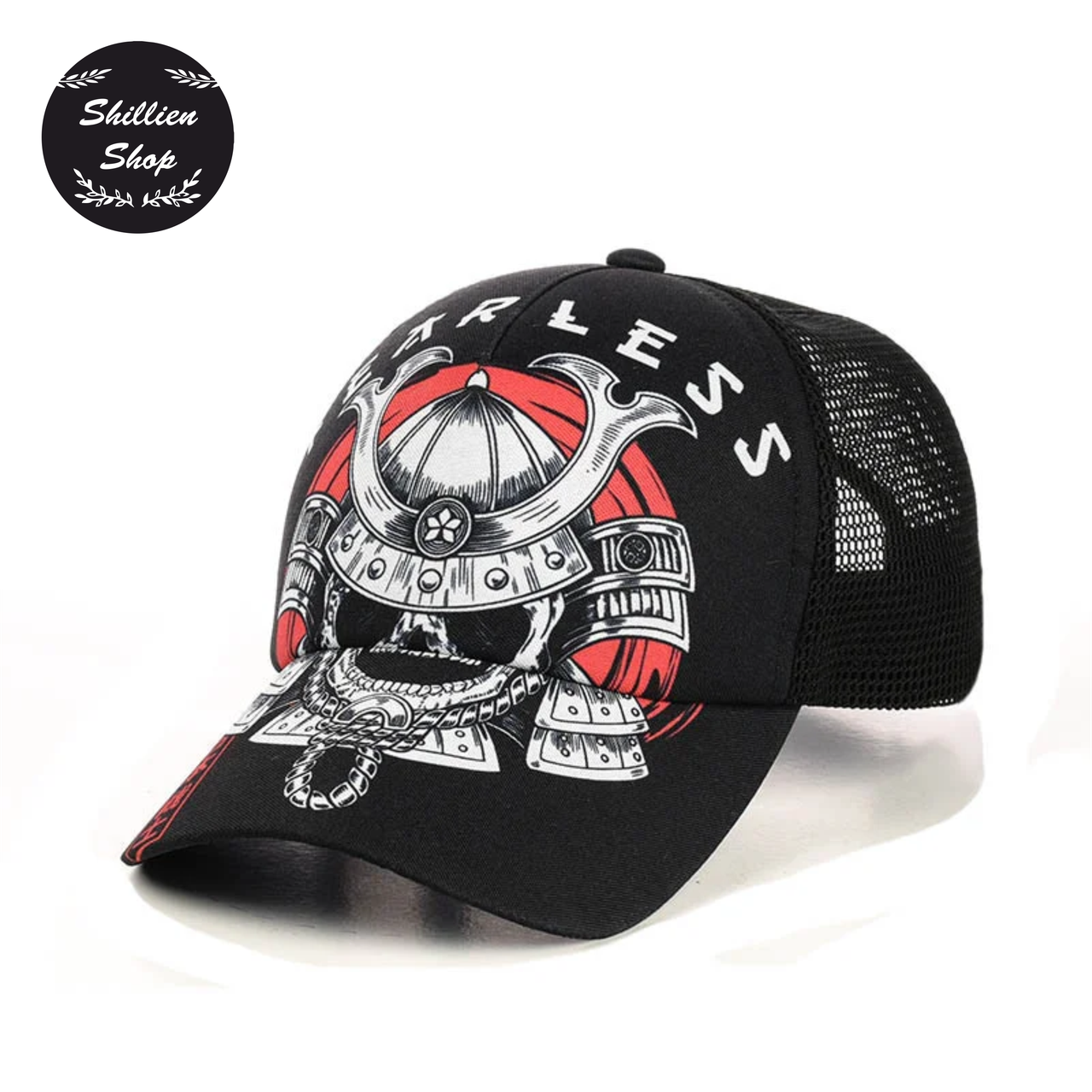 

● Летняя кепка бейсболка с сеткой - Japan Samurai / Япония Самурай ●, Черный