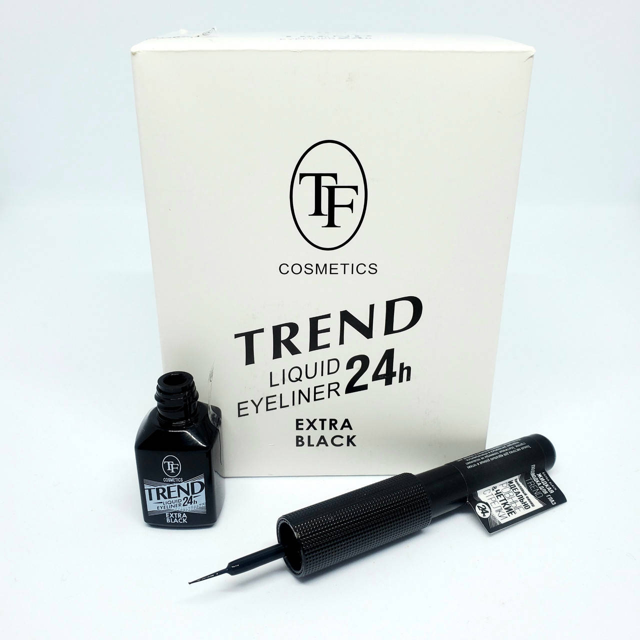 

Идеальная подводка для глаз TF TREND LIQUID EYELINER 24h EXTRA BLACK черная, Черный