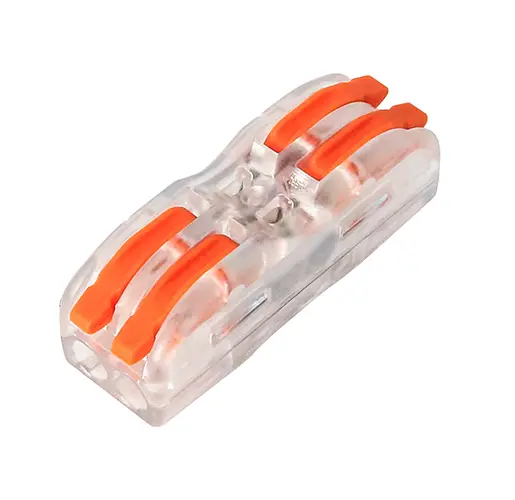 

Клемма быстрого монтажа WT-F422 2 входа 2 выхода 32А 400В 0.08-4mm2