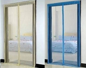 

Москитная сетка на магнитах 210х100 ( магнитная лента )