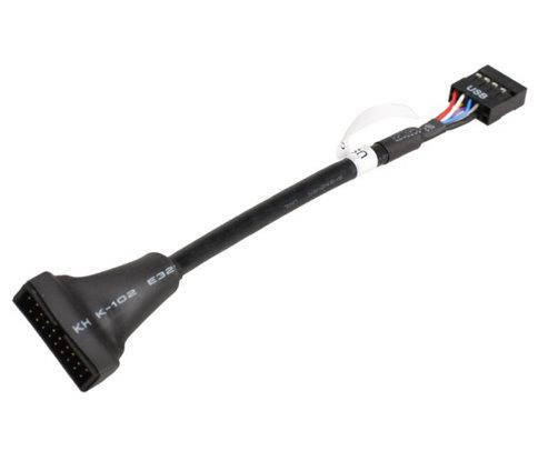 

Переходник материнской платы 9pin USB 2.0 Мама to USB 3.0 Папа, Разные цвета