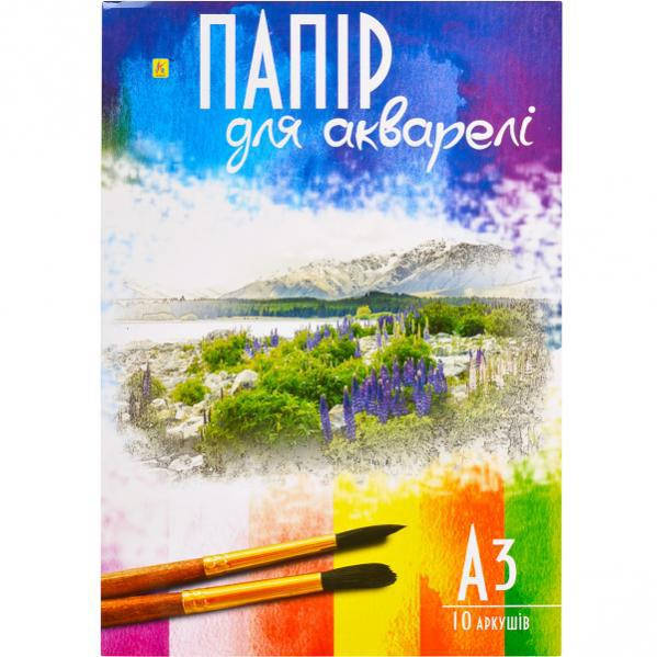 

Папка для акварели А3 10 л, 180 г/м Госзнак