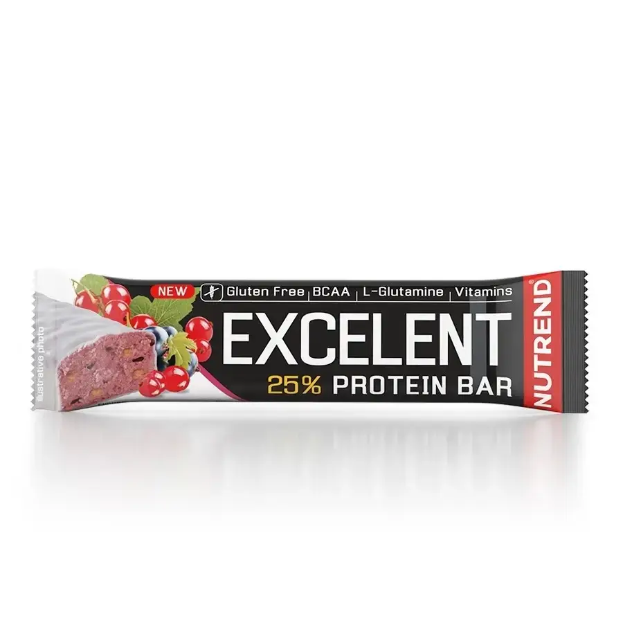 

Протеїновий батончик Nutrend Excelent Protein Bar, 85г - смородина-журавлина в йогурті
