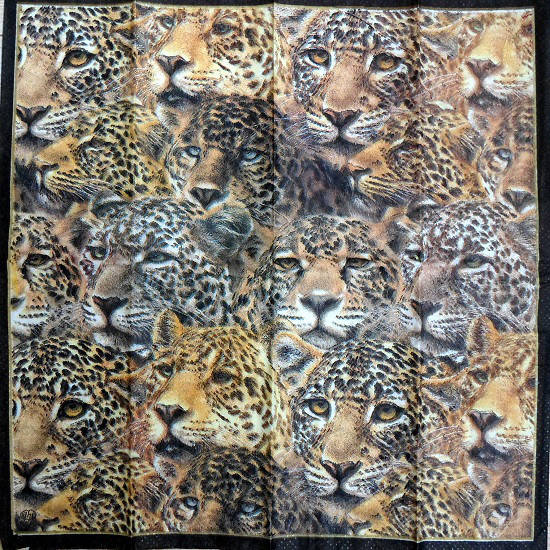 

Салфетка для декупажа "Хищники", 21 х 21 см, 1 шт