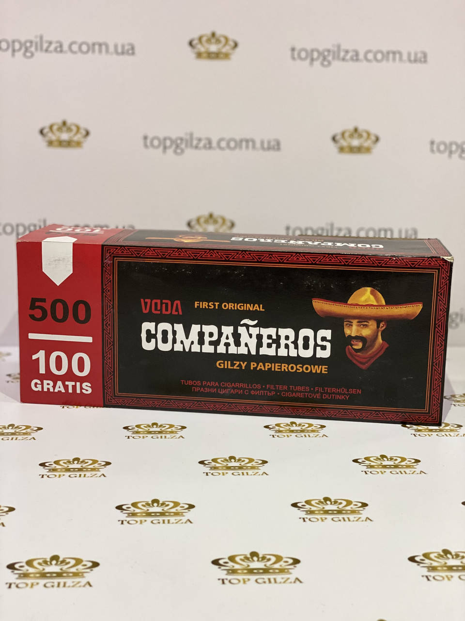 

Гильзы для набивки сигарет Gama Companeros 500 шт