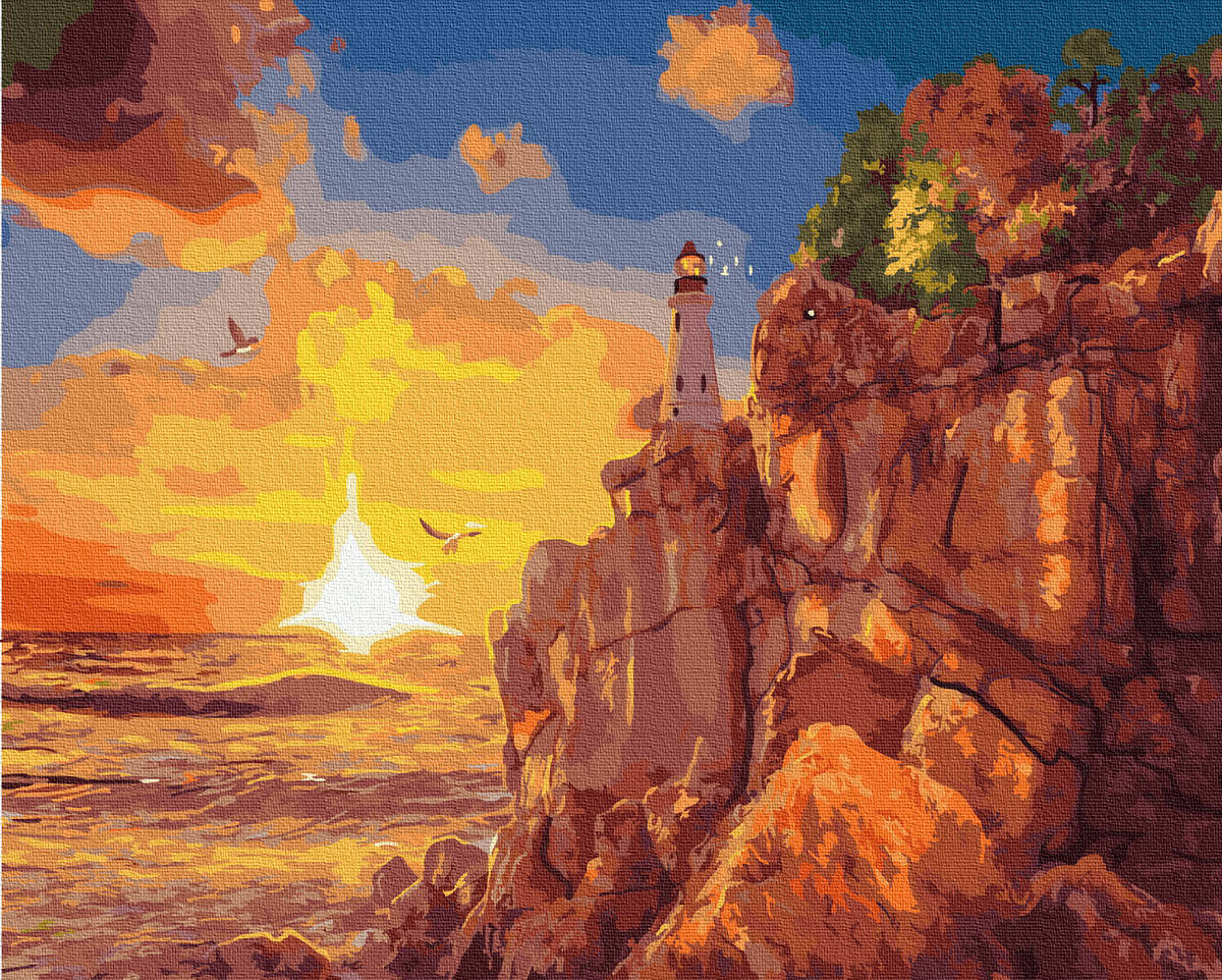 

Картина по Номерам Восход солнца 40х50см RainbowArt