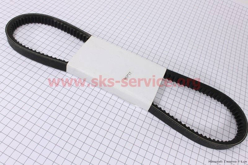 

Ремень 17x963, с зубьями