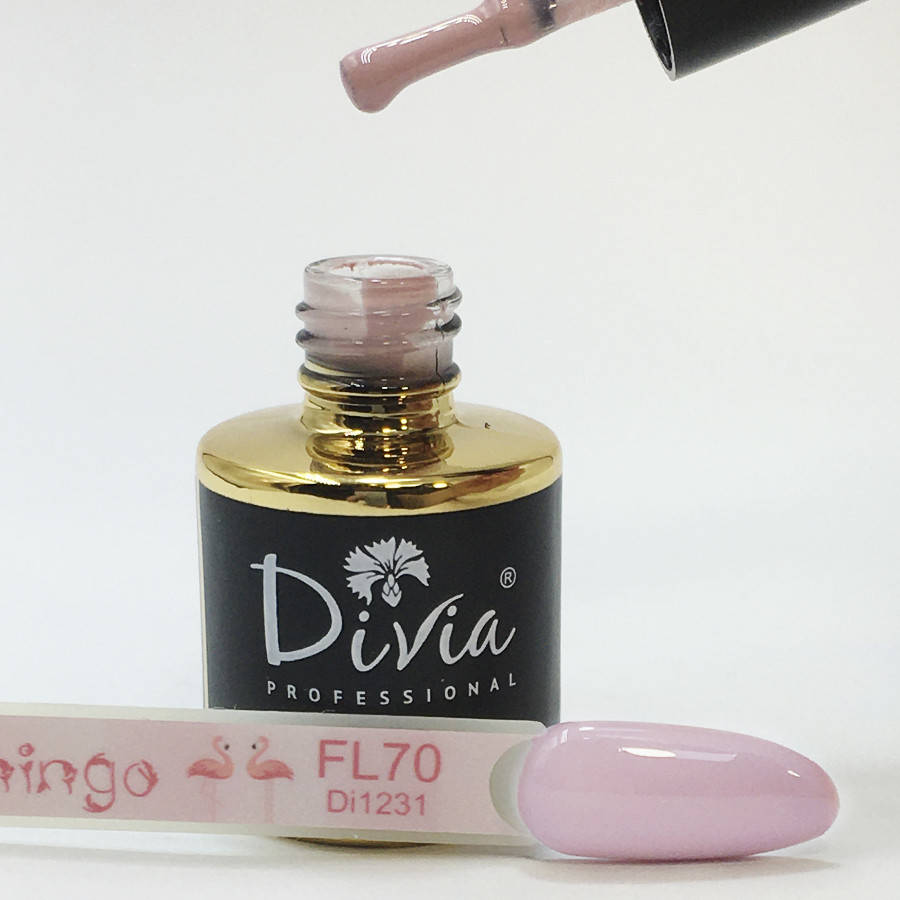 

Divia Гель-лак для ногтей Flamingo №FL70