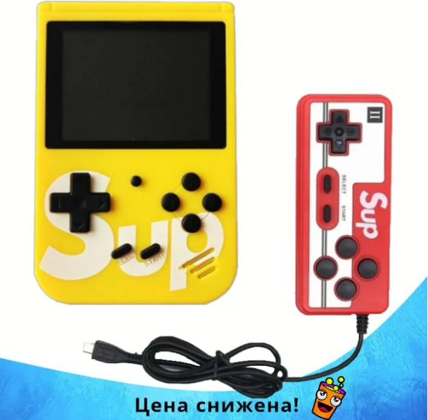 

Портативная игровая приставка Sup game box цифровая ретро 8 бит Консоль игровая с джойстиком SPG