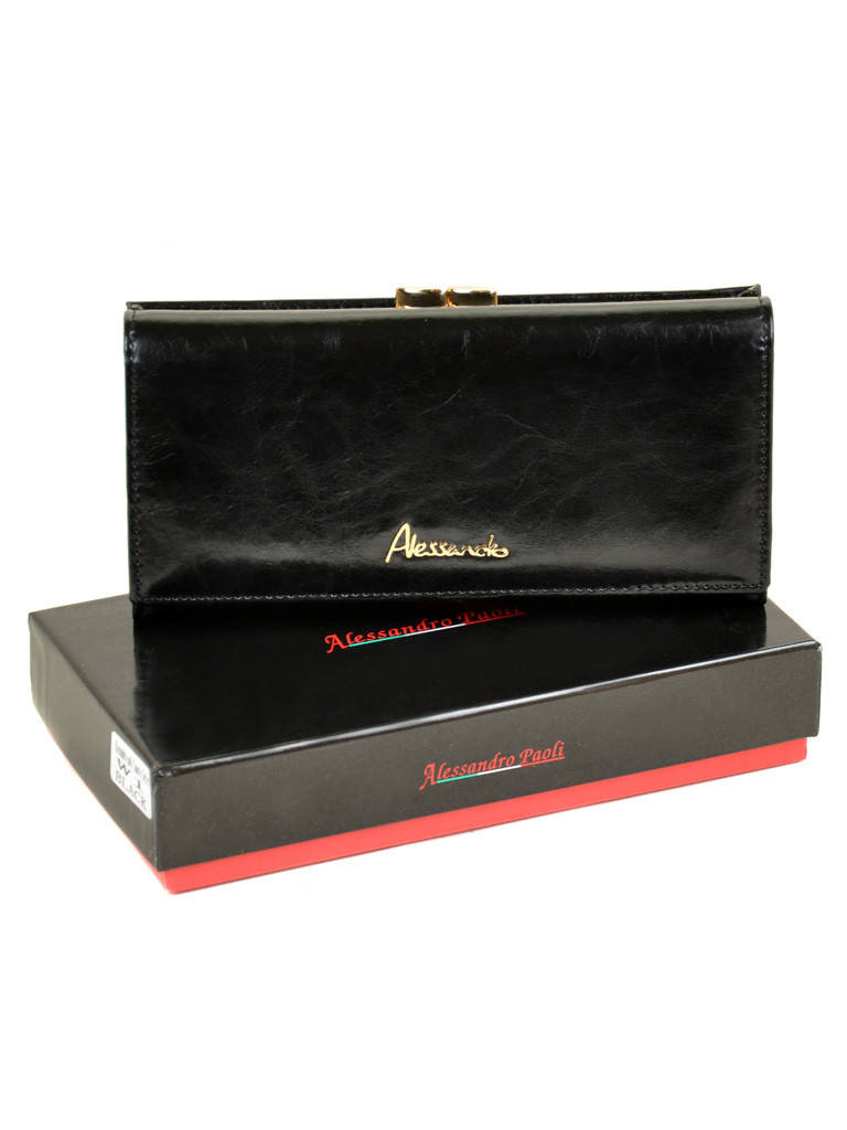

Кошелек Canarie кожа ALESSANDRO PAOLI W1 black, Черный