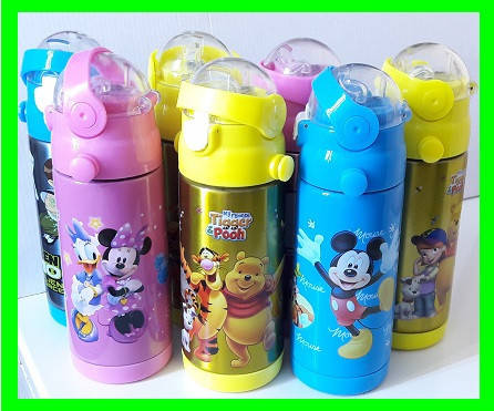 

Термос с Трубочкой Поилкой 350ml Детский (ВидеоОбзор)