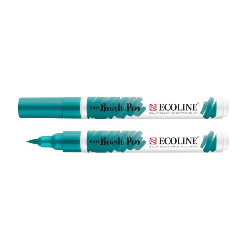 

Ручка-кисточка Ecoline Brushpen (640), Голубо-зеленый, Royal Talens
