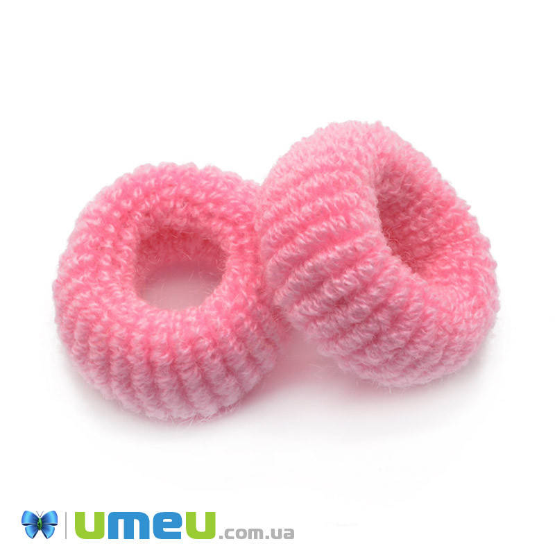 

Резинка для волос, 32 мм, Розовая, 1 шт (OSN-041356), Красный