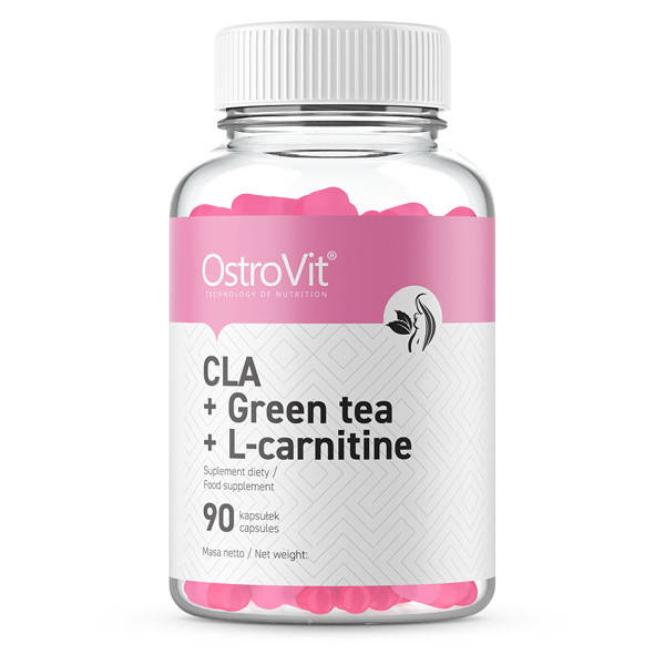 

Жиросжигатель OstroVit CLA + Green Tea + L-Carnitine, 90 капсул