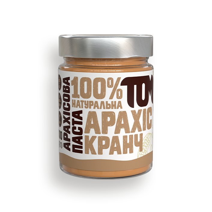 

Арахисовая паста классическая кранч, 300г ТОМ