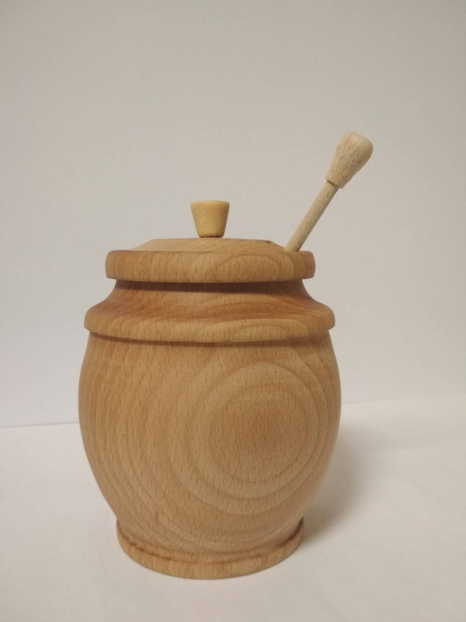 

Бочечка для меду 0.3 л. з ложкою