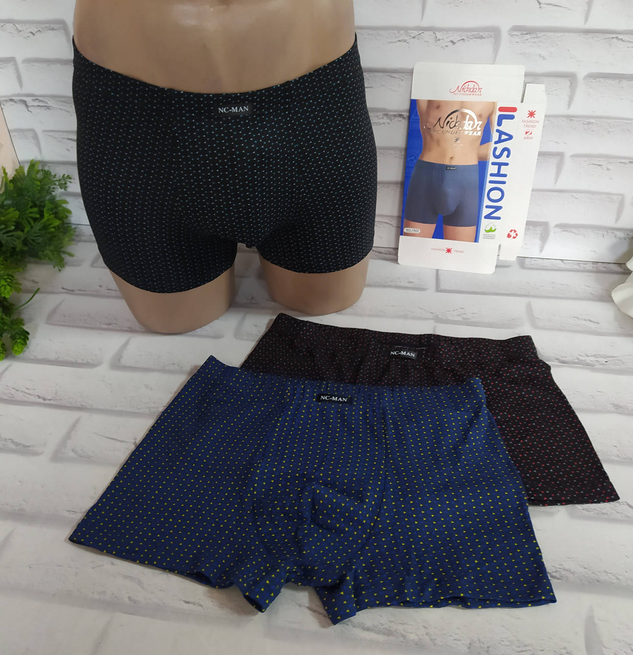 

Трусы мужские боксеры 2XL (50-52) NC-MAN (7922), Белый