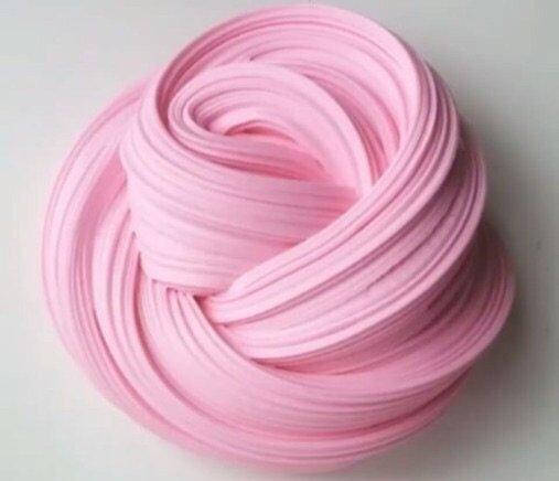 

Розовый баттер слайм объем 50 мл