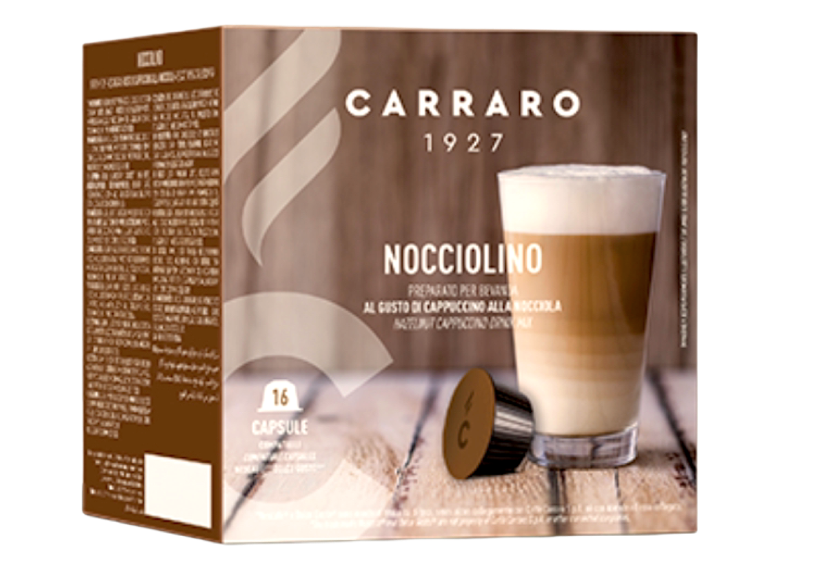 

Кофе в капсулах Carraro Dolce Gusto Nocciolino Hazelnut cappuccino 16 шт