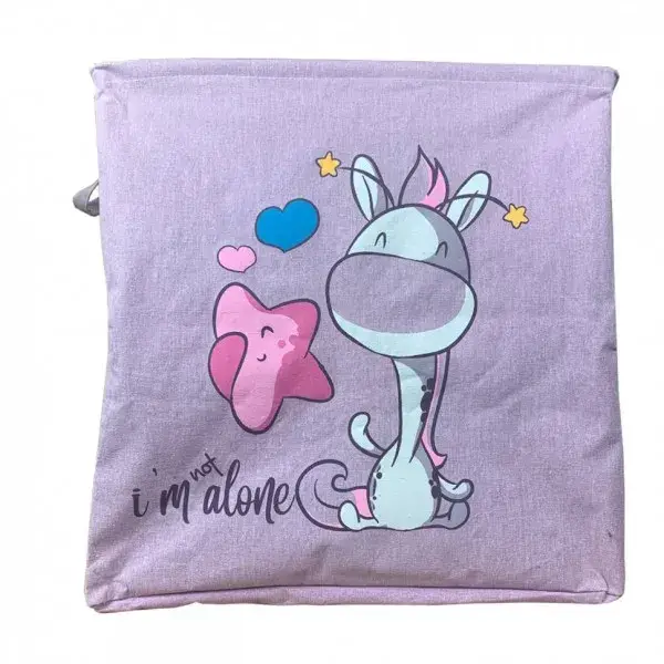 

Корзина для игрушек METR+ Лошадка CLR618 водонепроникне просочення, 50*40*50 см