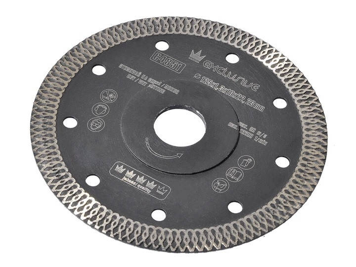 

Диск алмазний для кераміки (тонкий) 125x1,3 мм висота сегмента 10 мм Richmann С4851