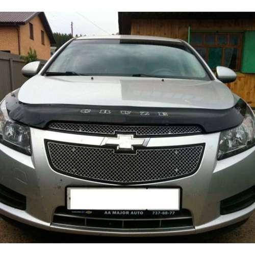 

Дефлектор капота мухобойка Шевроле Круз 2 Chevrolet Cruze II 08- ВТ