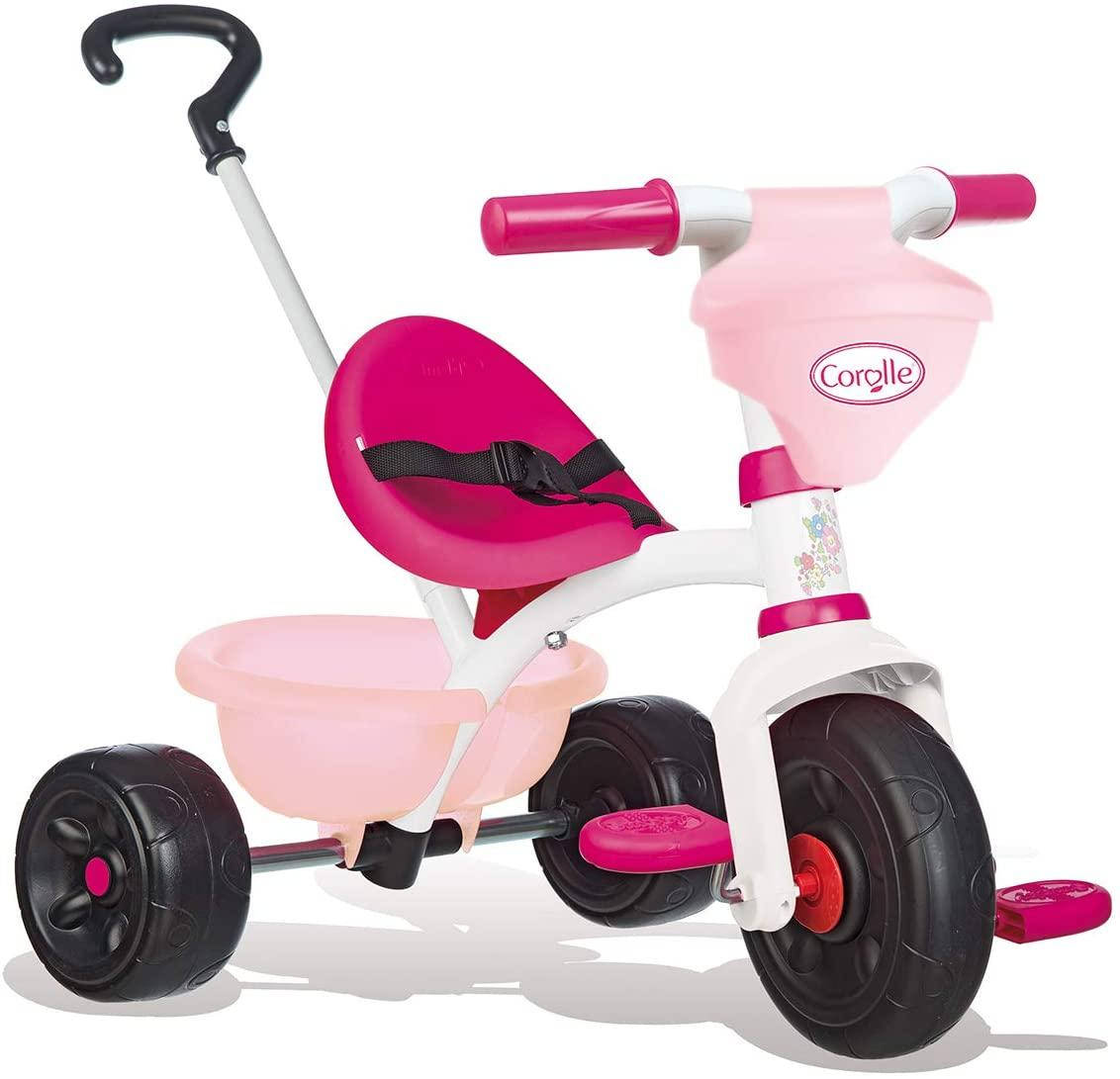 

Детский металлический велосипед Королле Би Фан с багажником и сумкой Smoby 740329