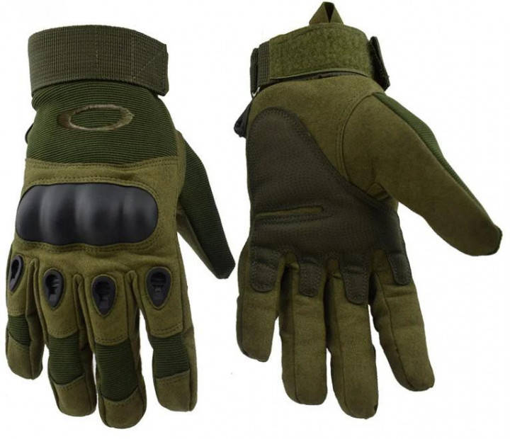 

Перчатки тактические полнопалые Oakley (олива)