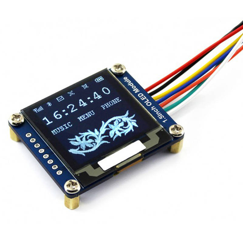 

OLED дисплей 1.5'' , 128x128, SPI/I2C, SSD1327, білий