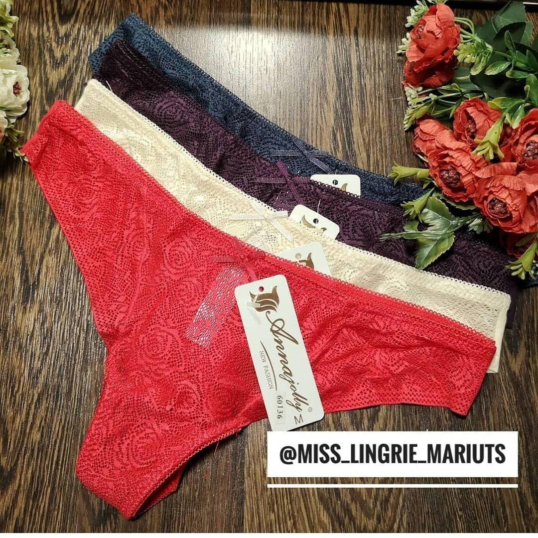 

Трусики женские бразилиана Цвет красный бежевый серый бордо Размер от S до XL