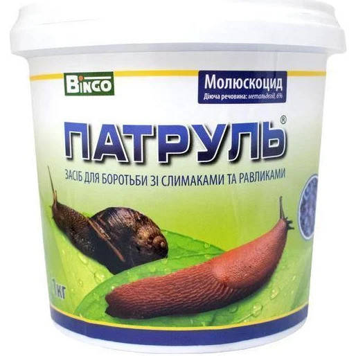 

Моллюскоцид Патруль, 1 кг — средство от слизней, улиток