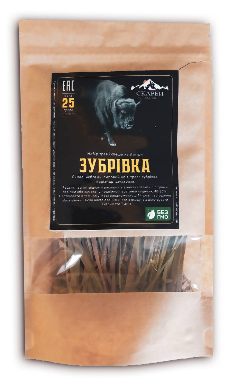 

Набор специй для настойки "Зубровка" (3л.)