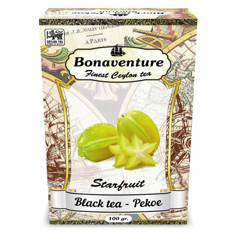 

Чай Bonaventure "Starfruit" Черный Карамболь 100 г