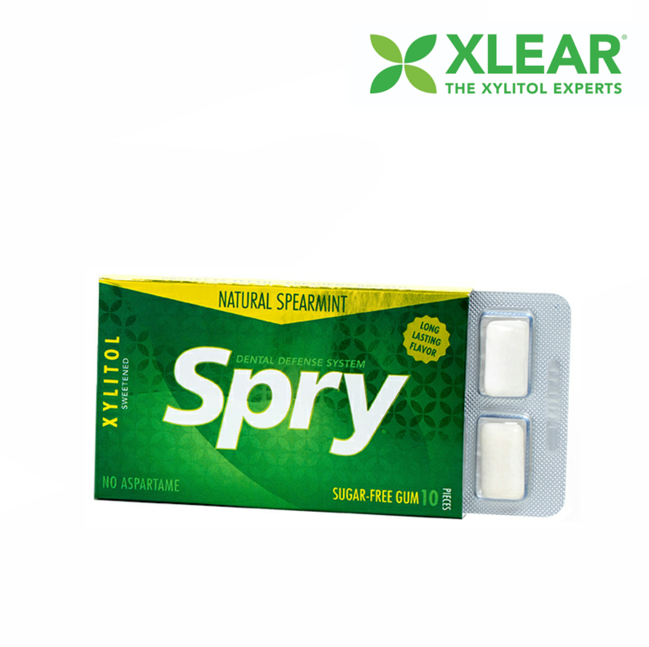 

Жевательная резинка с ксилитом Xlear Spry мята 10 штук