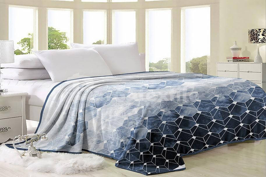 

Плед-покрывало флисовый ТМ Кондор арт.2121 200*220