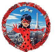 

Шар фольгированный круглый Леди Баг (Flexmetal), Разные цвета