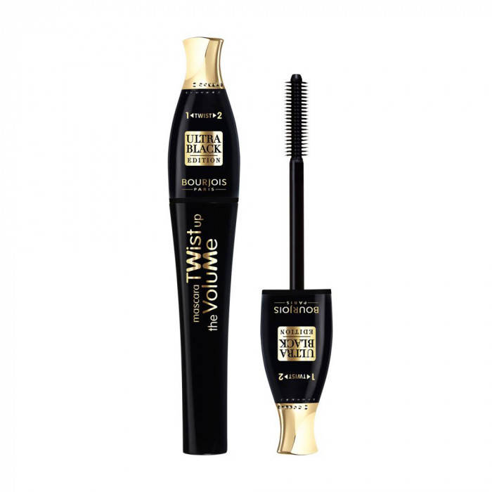 

Тушь для ресниц Bourjois Twist 2 -in-1 Up The Volume Ultra Black ., Черный