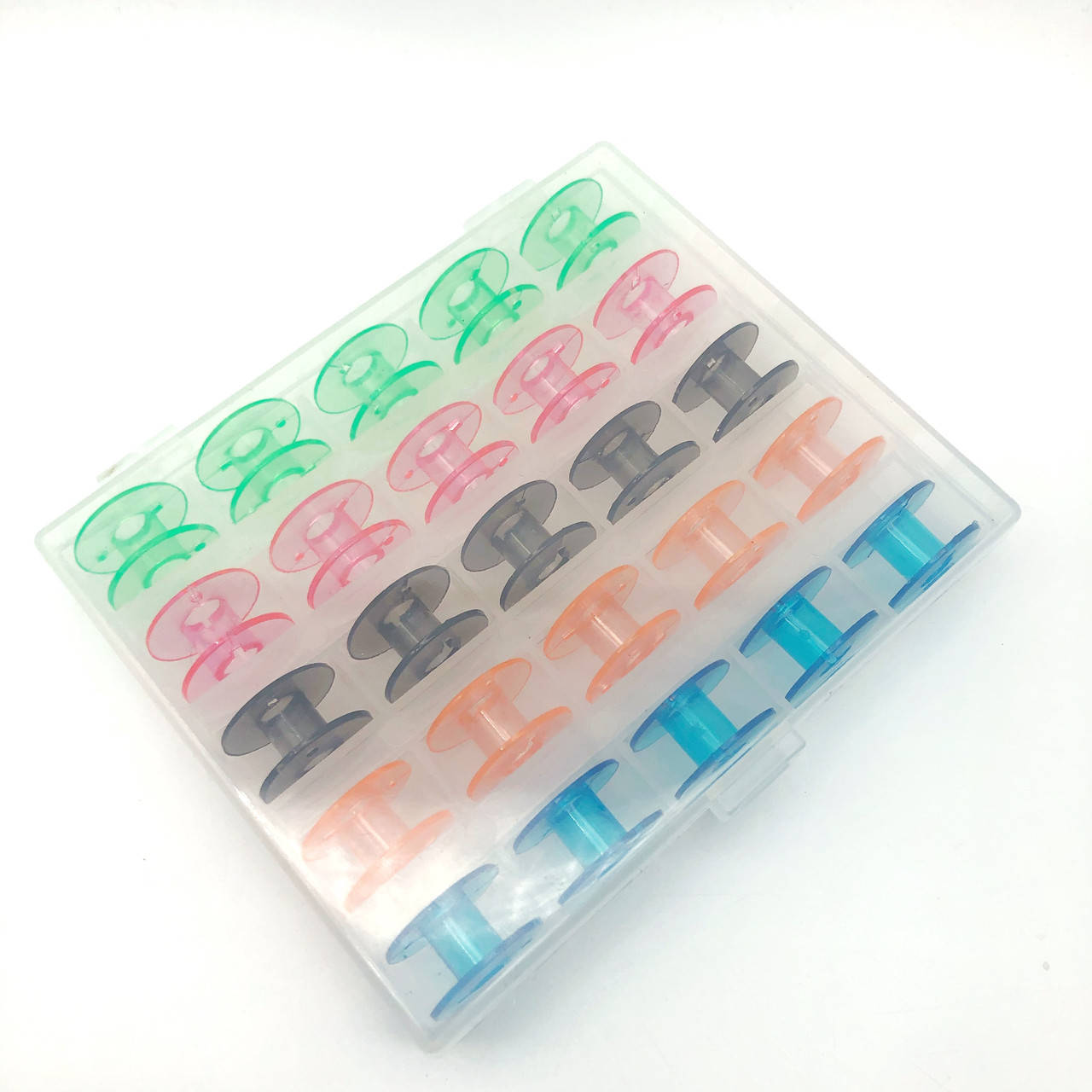 

Шпульки бытовые в органайзере, 25 шт., МИКС