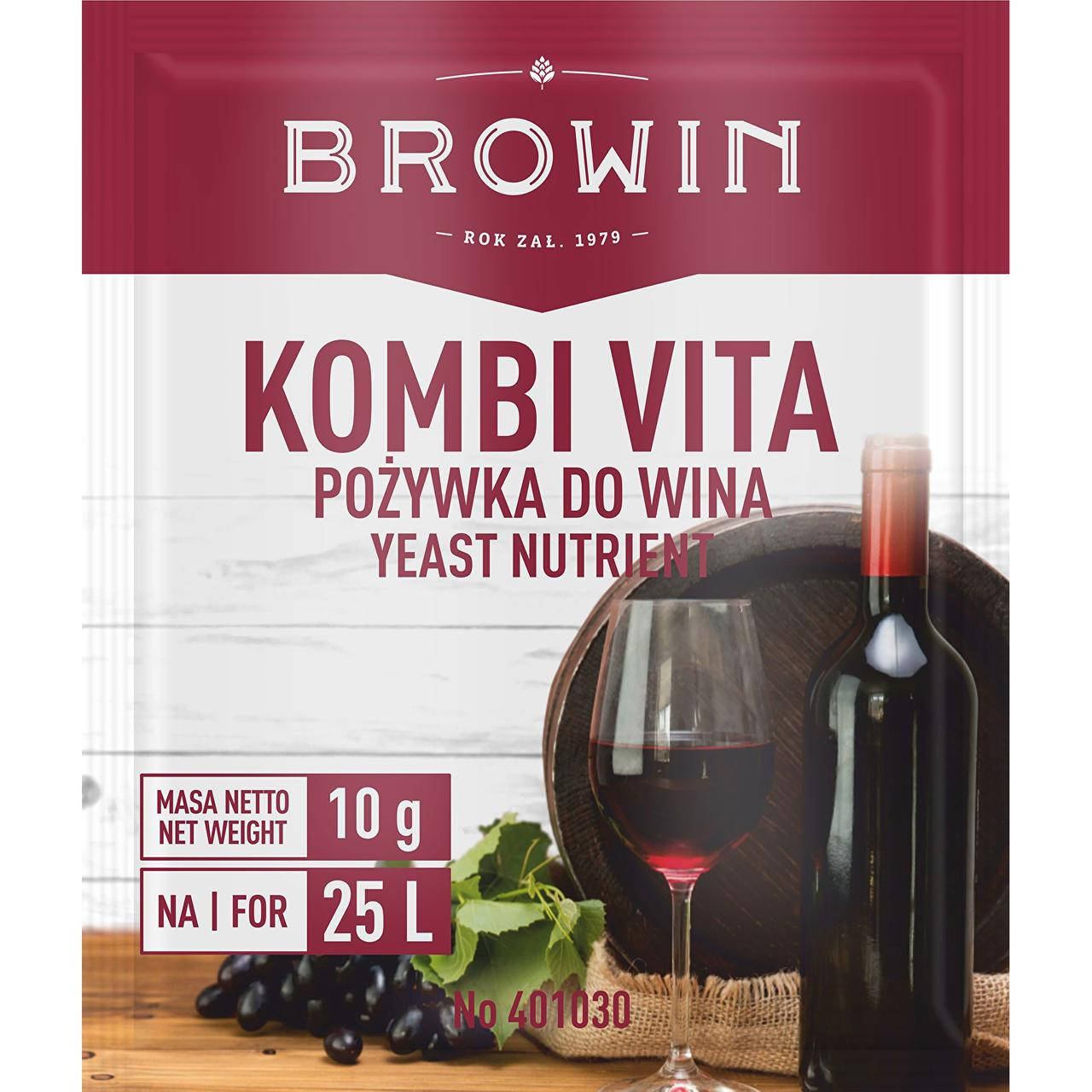 

Питательная среда для винных дрожжей Kombi Vita - 10g