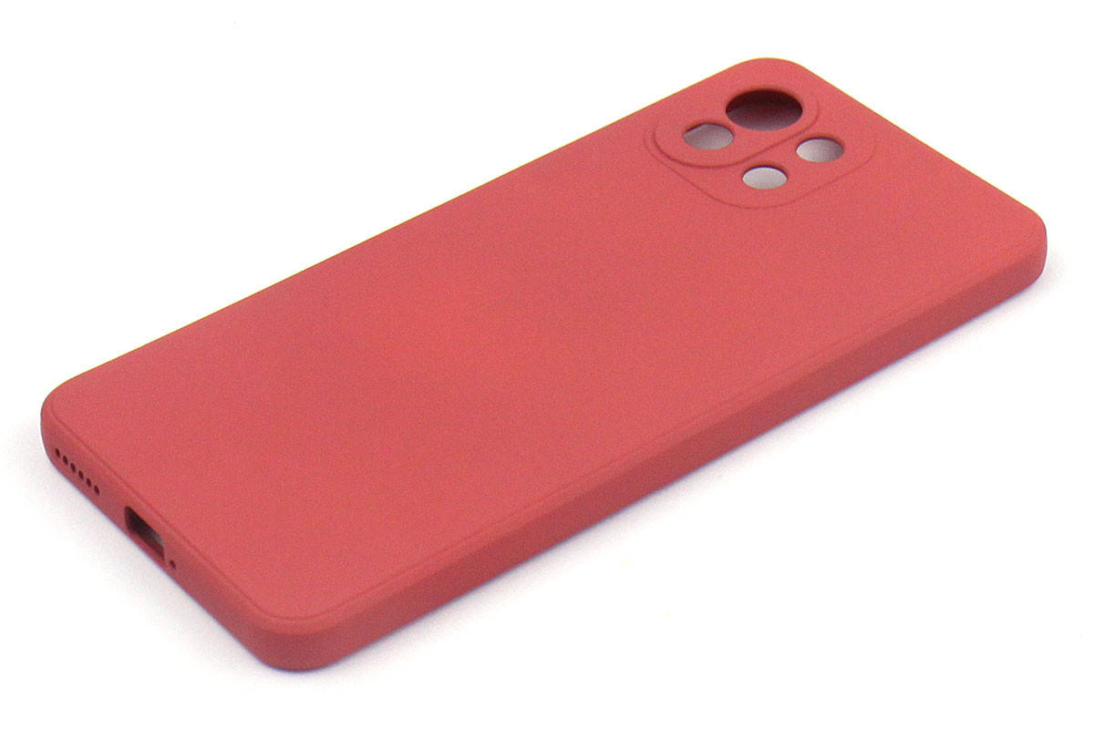 

Чехол Soft Silicone Case для Xiaomi Mi 11 Lite Coral, Малиновый