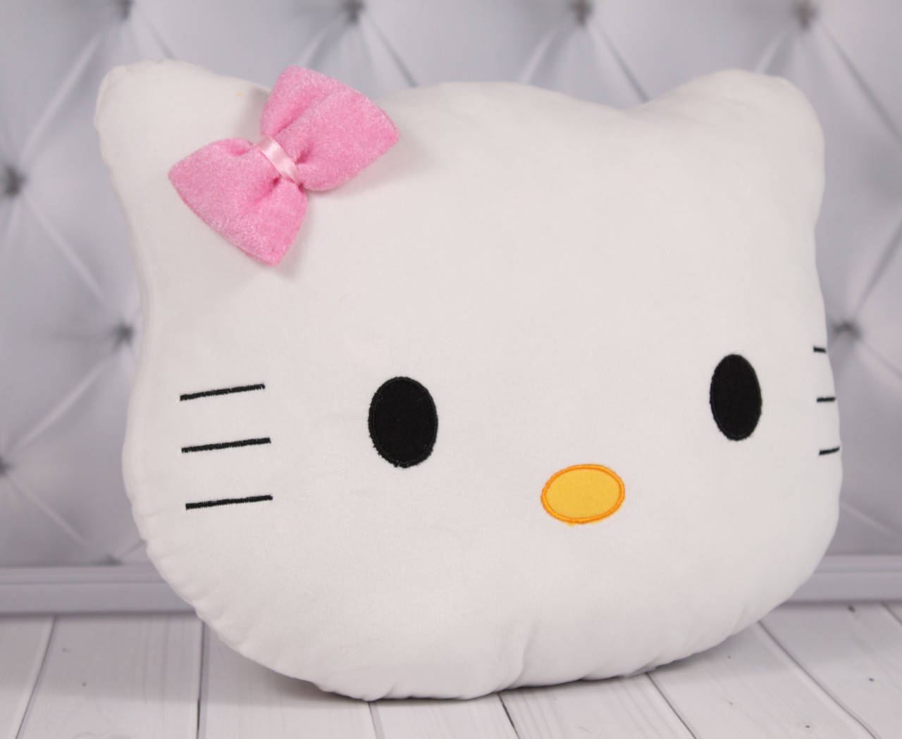

Детская подушка котик "Китти", "Хелло Китти", "Hello Kitty", 27 см., Белый
