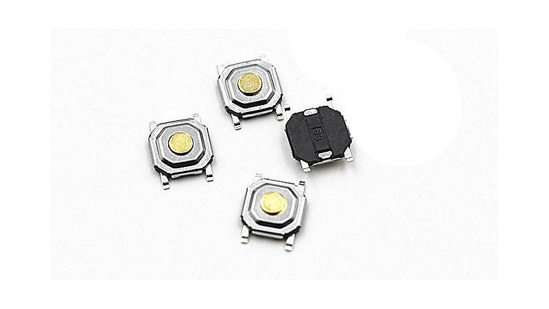 

Миниатюрная тактовая кнопка TS44H 4*4*1.5 SMD (10600)