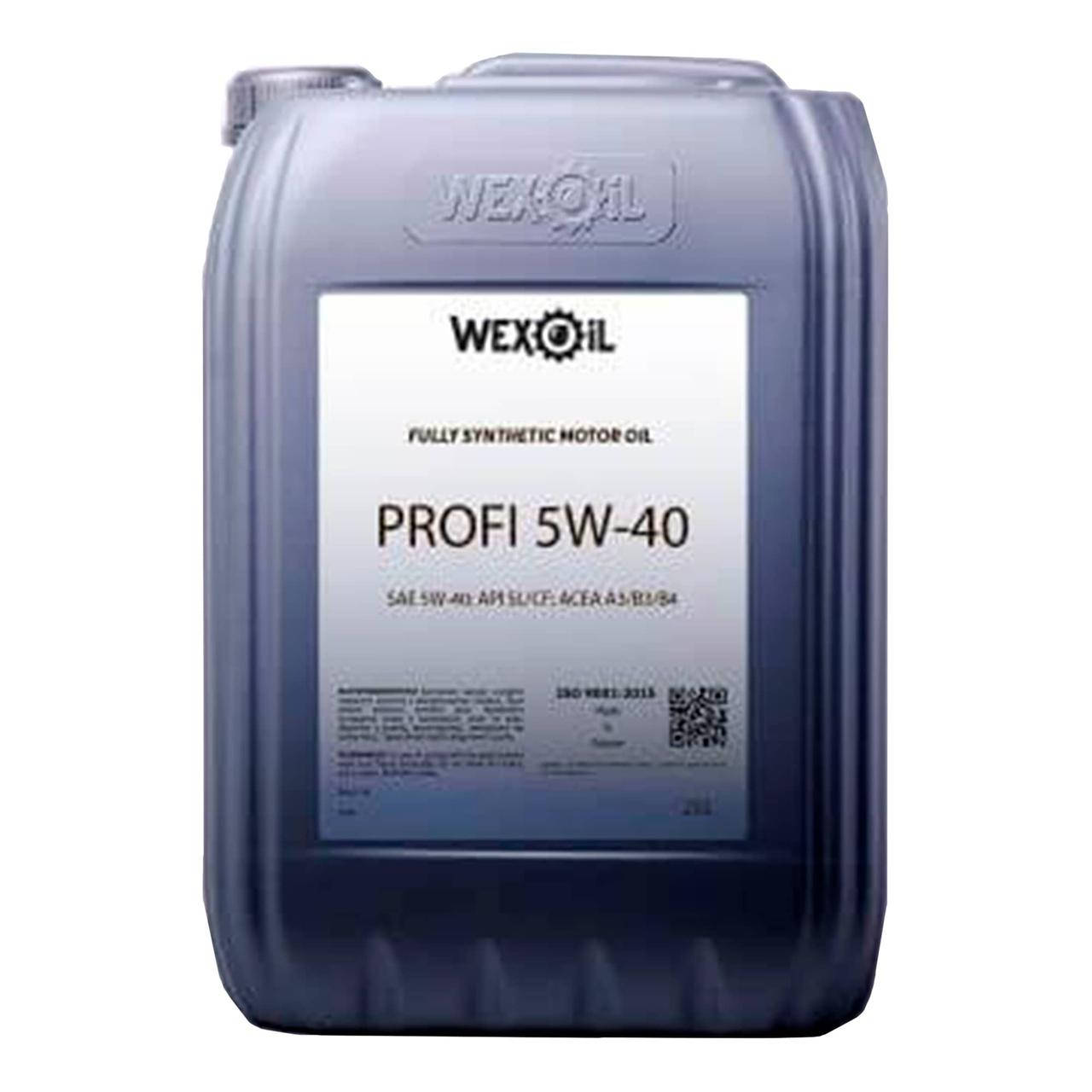 

Моторное масло Wexoil Profi SAE 5W-40 20л