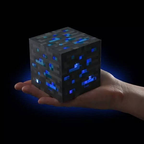 

ОРИГИНАЛ USB Led Ночник АЛМАЗНАЯ РУДА из Майнкрафт Minecraft (аккумуляторный)