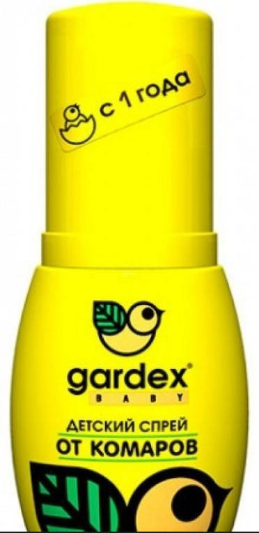 

Детский спрей Gardex Baby от комаров 50 мл. 4820184440180