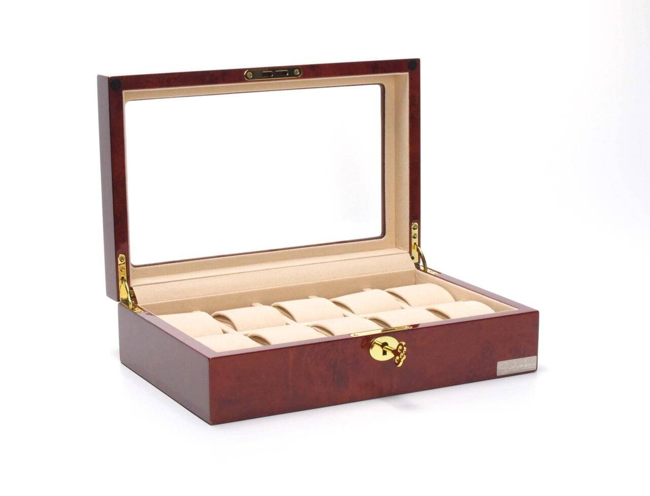 

Шкатулка для хранения часов Salvadore 804-10DBC, Коричневый